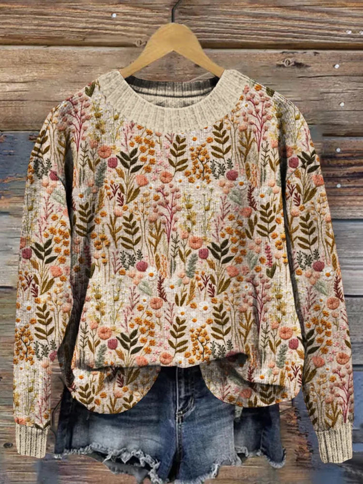 Jena | Women's Floral Soft Jumper