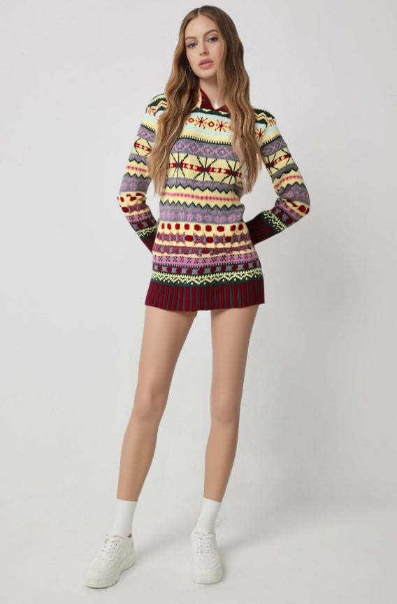 Elena | Women's Long Sleeve Hooded Sweater