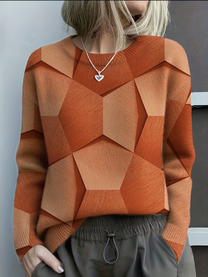 Sanae | Women's Trendy Everyday Jumper with Crew Neck
