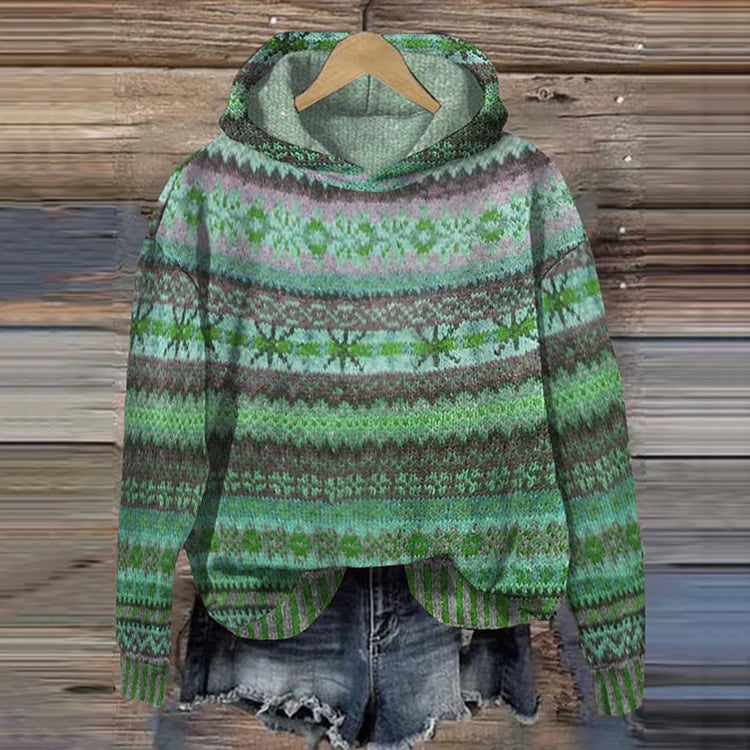 Lina | Women's Longline Cozy Ethnic Jumper