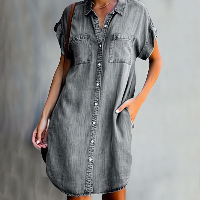 Saylor™ Button-Down Shirt Dress