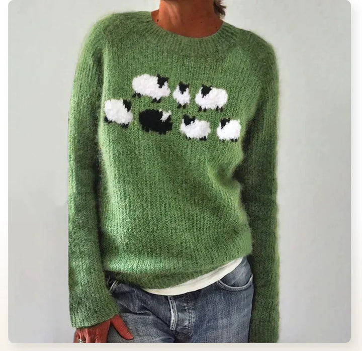 Poppy | Women's Cozy Retro Jumper