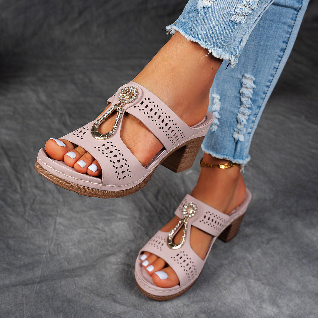 Isabella | Orthopedic High-Heel Comfort Sandals