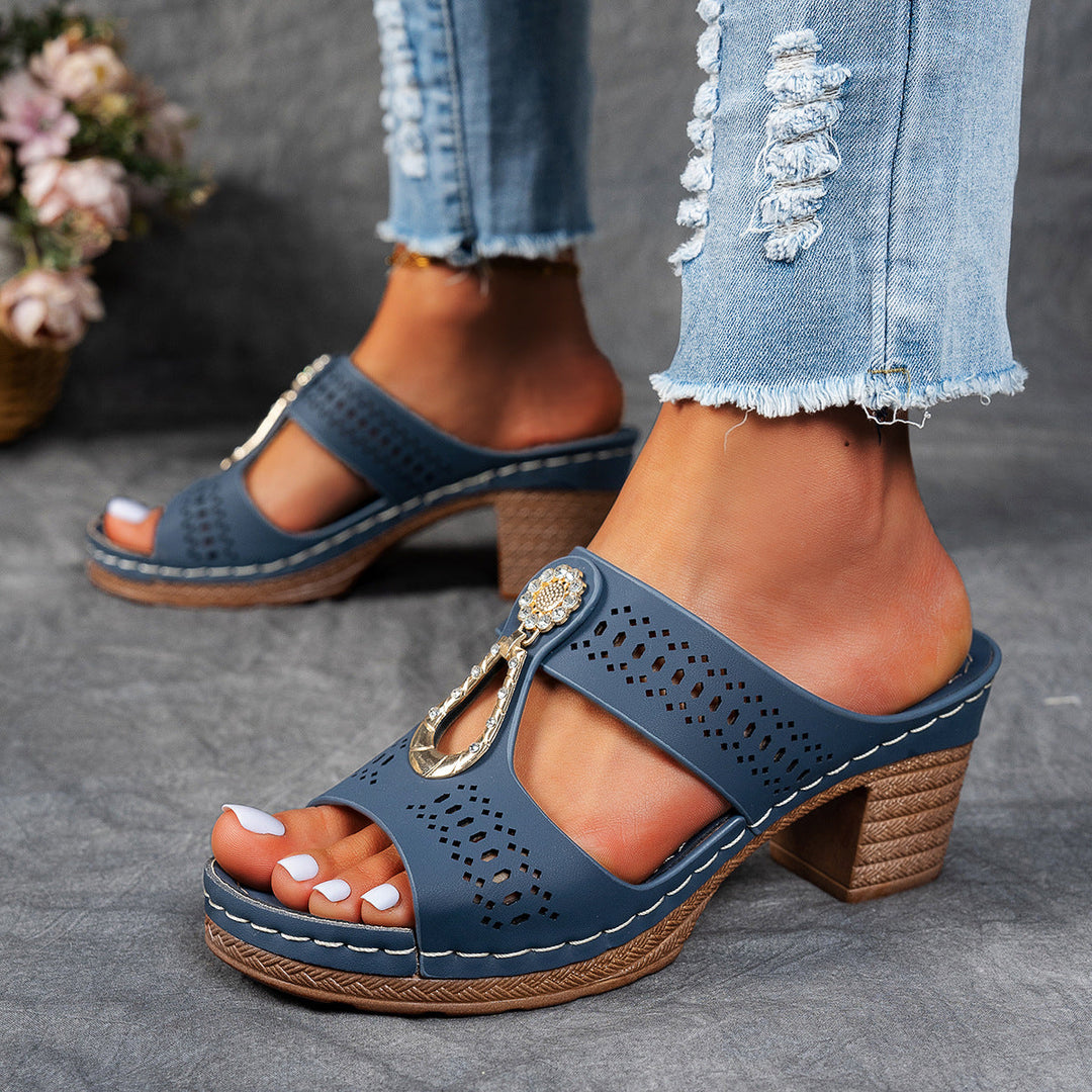 Isabella | Orthopedic High-Heel Comfort Sandals