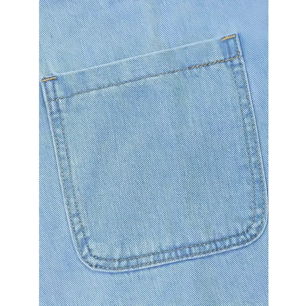 Saylor™ Relaxed Denim-Look Dress