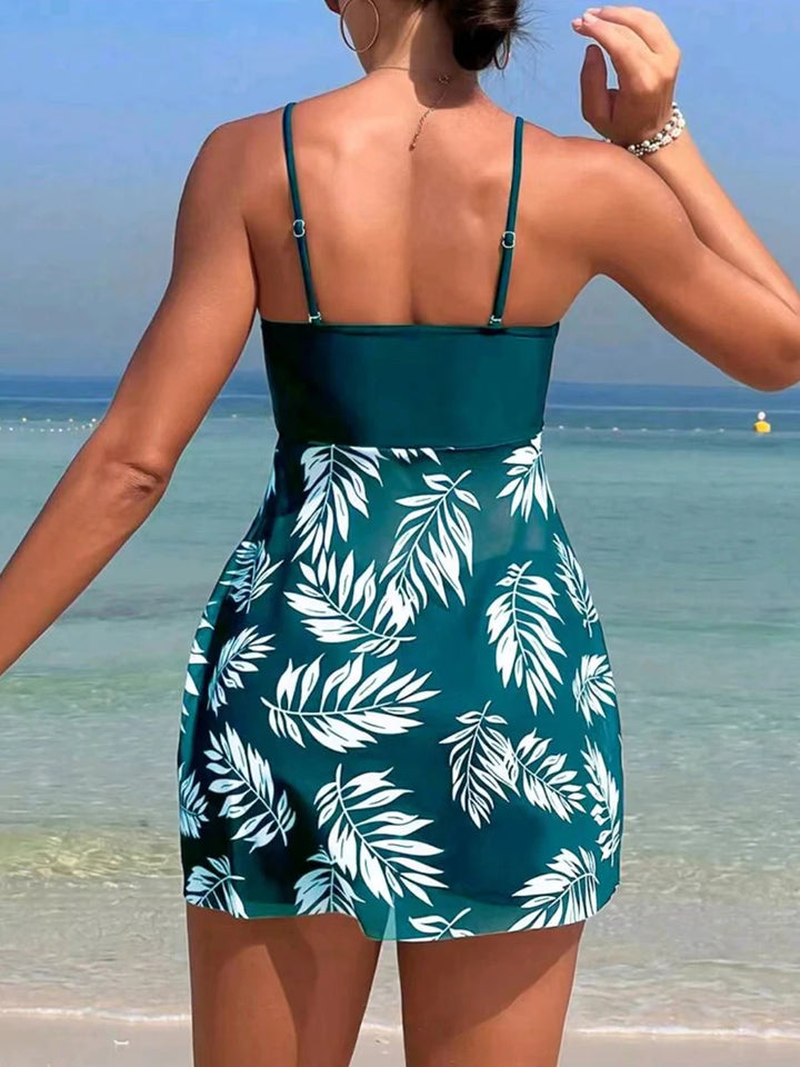 Camille | Ocean Palm Swim Dress