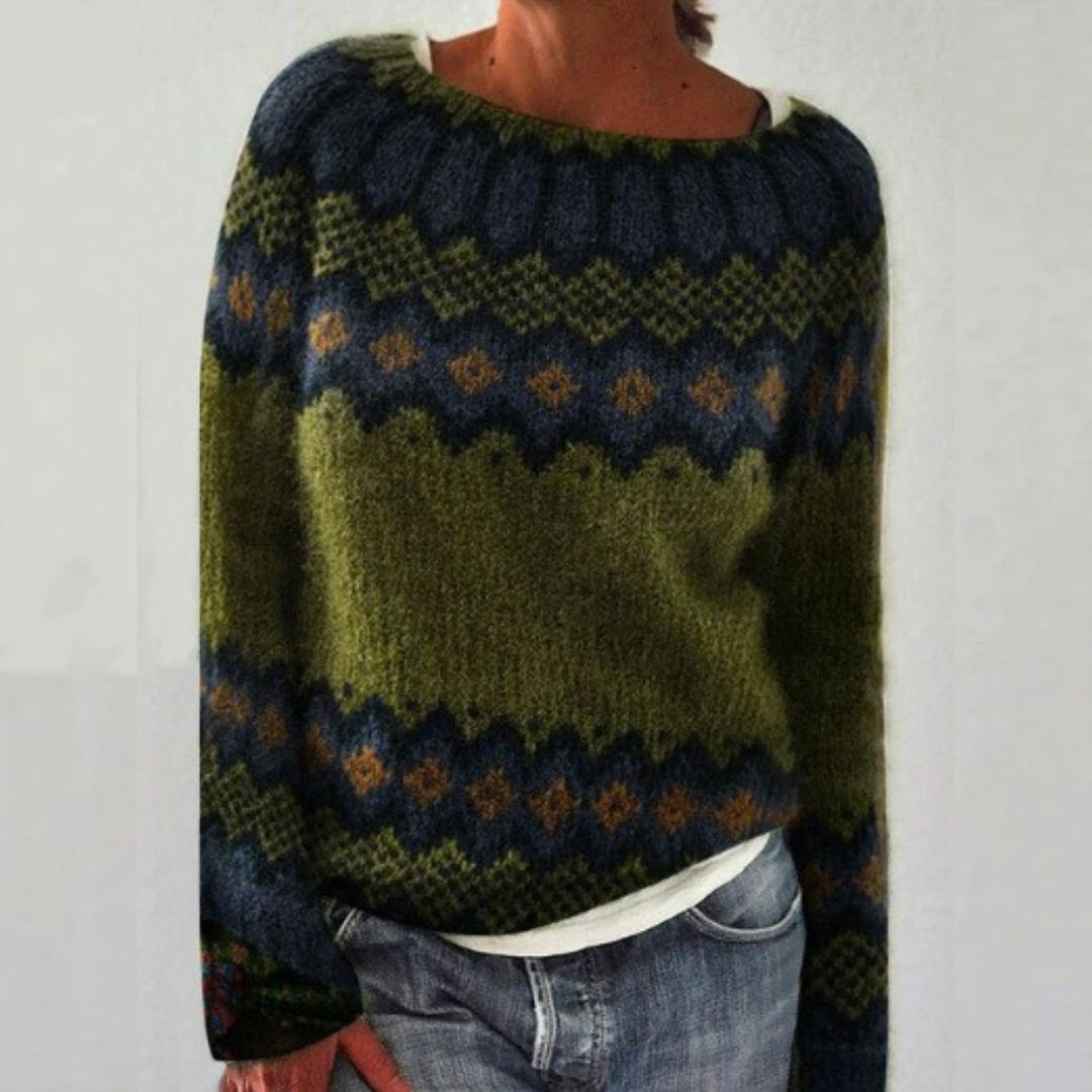 Anita | Women's Relaxed Cozy Retro Jumper
