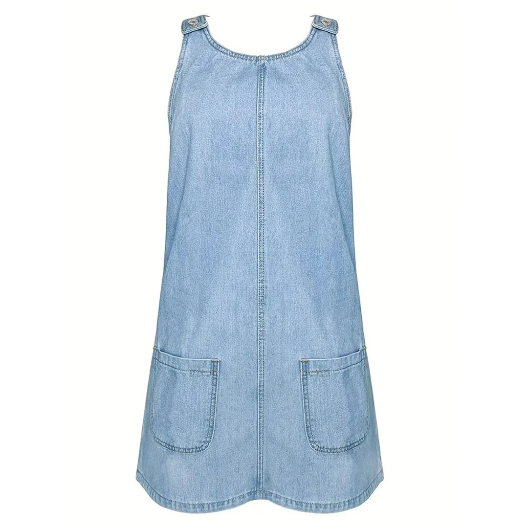 Saylor™ Relaxed Denim-Look Dress
