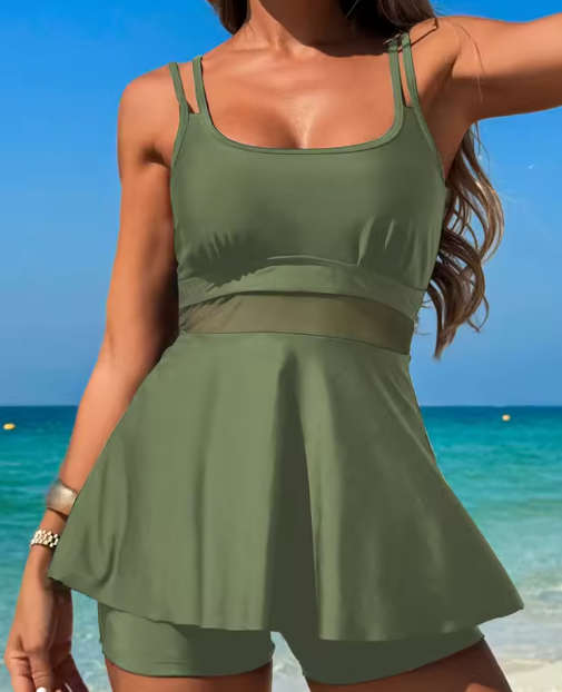 Carol | Flattering Two-Piece Tankini Set