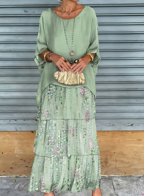 Clara | Stylish Flowy Maxi Dress