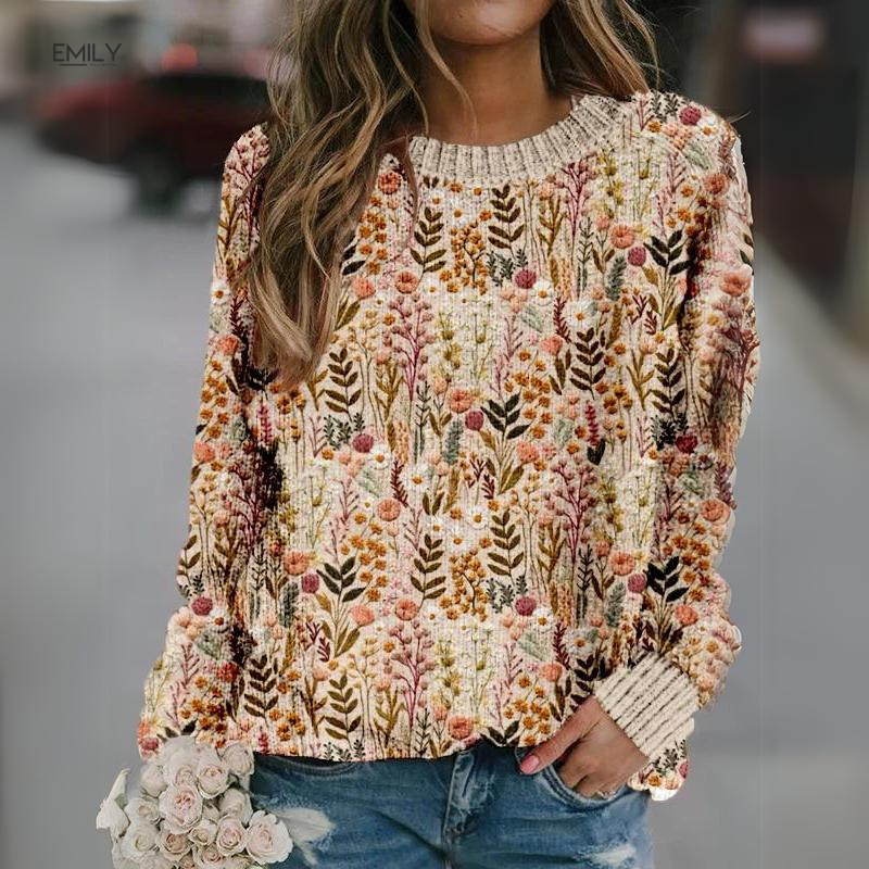 Jena | Women's Floral Soft Jumper
