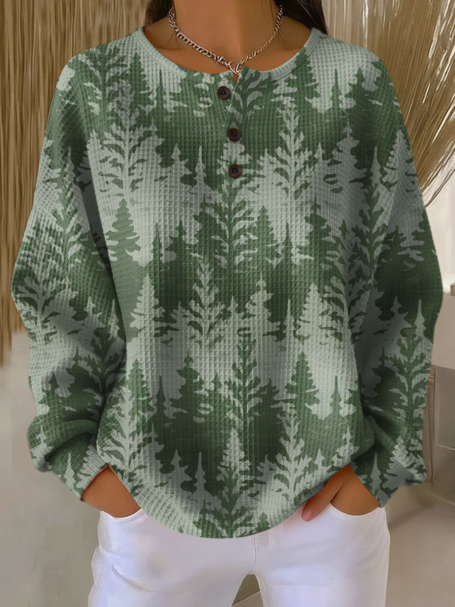 Inga | Women's Christmas Jumper with Classic Tree Motif