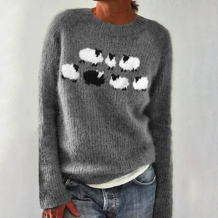 Poppy | Women's Cozy Retro Jumper